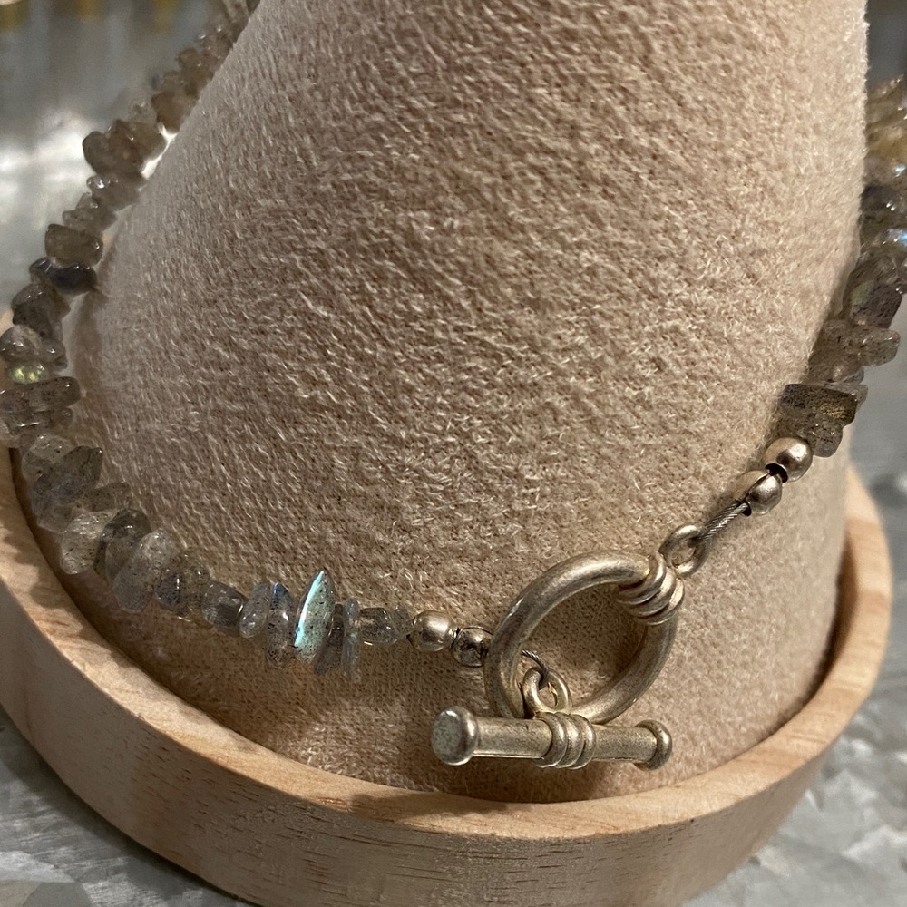 Labradorite Beaded Toggle Bracelet - image 3